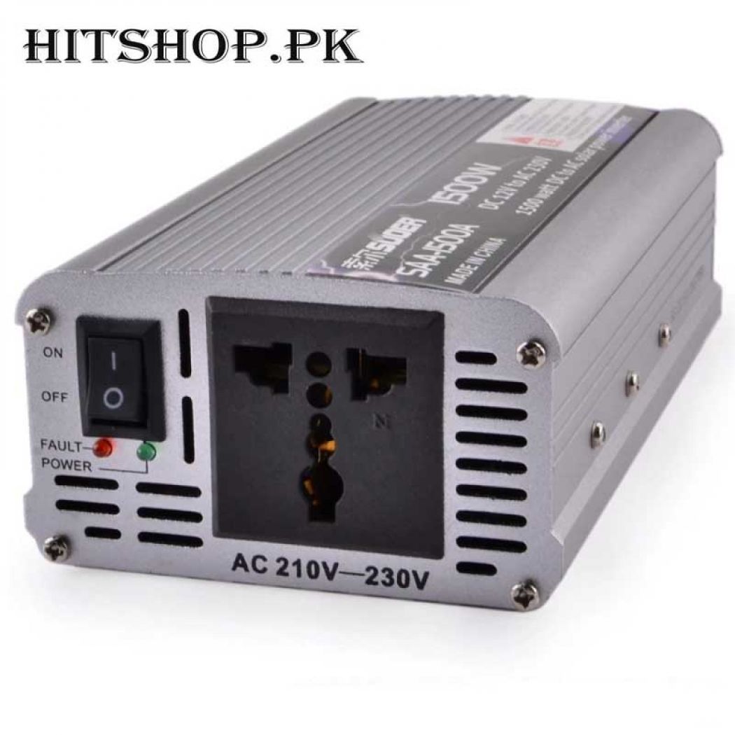 1 1500W DC 12V To AC 230V HighPower Solar Car Power Inverter in